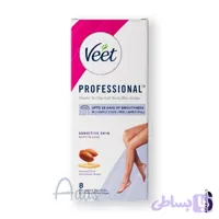 نوار موبر بدن و پا Veet فرانسه | مدل Sensitive Skin مناسب پوست های حساس