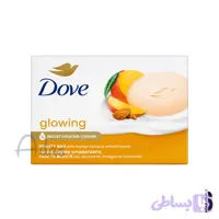 صابون کرمی داو آمریکا مدل Glowing | حاوی کره انبه و روغن بادام شیرین