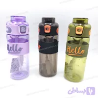 قمقمه نشکن 500 میل دور سیلیکونی Hello JG-005