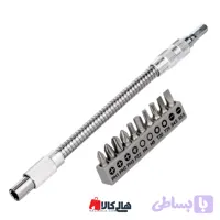 مجموعه 11 عددی سری پیچ گوشتی و رابط فلکسی بوش مدل 2608522376