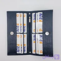 کیف پول و مدارک پالتویی چرم طبیعی