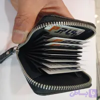 جاکارتی دورزیپ عمودی چرم طبیعی