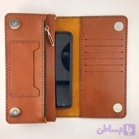 کیف دستی مدارک و موبایل چرم طبیعی گاوی p91