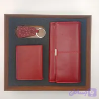 ست چرم طبیعی زنانه چرم طبیعی گاویSp103w