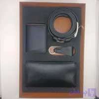 ست چهار تکه مردانه چرم طبیعی گاوی p14