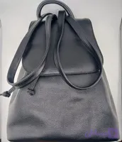 کوله پشتی چرم طبیعی گاوی مدل کیسه ای کد p171