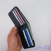 کیف پول جیبی چرم طبیعی مدل استار