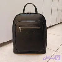 کوله پشتی چرم طبیعی گاوی مدل جلو جیب دار کد p21