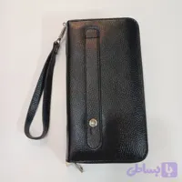 کیف پول و مدارک دستی چرم طبیعی مدل کارن