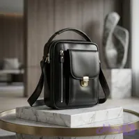 کیف دوشی چرم طبیعی گاوی تبریزی