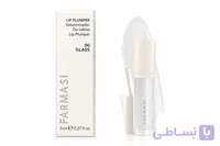 بالم حجم‌دهنده لب فارماسی FARMASI مدل Lip Plumper رنگ 00 Glass