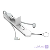 کابل تبدیل USB به USB-C/MicroUSB/لایتنینگ الدینیو مدل LC-130