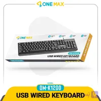 کیبورد سیمی وان مکس مدل OM-K1200