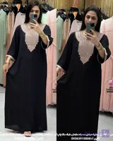 پیراهن ماکسی مشکی عربی 064
