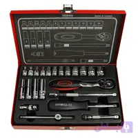 مجموعه 22 عددی آچار بکس توسن مدل T1254-22M