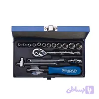 مجموعه 17 عددی آچار بکس نووا مدل NTS-7003 کد D42