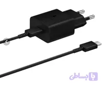 شارژر ۱۵ وات سامسونگ اورجینال با کابل دو سر تایپ سی