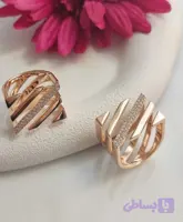 انگشتر زنانه ژوپینگ طرح طلا نگین دار