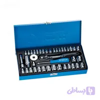 آچار بکس نووا مدل NTS-7002 شش گوشه مجموعه 40 عددی