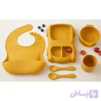 ست ظرف سیلیکونی 6 تکه کودک ماشین آلگو Algo