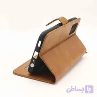 کیف کلاسوری مدل چرمی مناسب برای گوشی موبایل شیائومی Redmi 15C / Poco C85 به همراه بندآویز