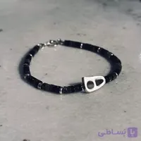 دستبند طرح نیمانی نقره