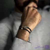 دستبند راکت تنیس نقره