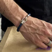 دستبند امگا نقره