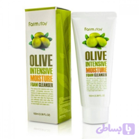 فوم شستشوی فارم استی مدل زیتون FarmStay Olive Intensive Moisture Foam Cleanser 100ml