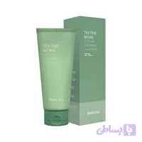 شوینده صورت آرام بخش آکنه درخت چای فارم استیFarmstay Tea Tree Biome Low PH Calming Cleanser