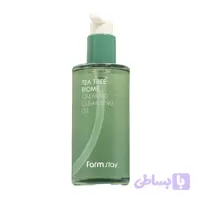 روغن پاک‌کننده آرایش درخت چای بیوم فارم استی Farm Stay - Tea Tree Biome Calming Cleansing Oil 250ml