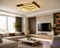 لوستر مربع پلگسی سایز ۶۰-۵۰-۴۰ برای سقف کوتاه