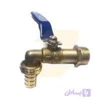 شیر آب دسته گازی برنجی ۱/۲
