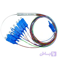 اسپلیر فیبر نوری ۱ به ۸ قلمی PLC splitter 1*8 sc/upc