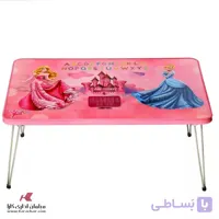 میز تحریر تاشو پایه کوتاه دخترانه طرح پرنسس