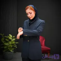 کت شلوار اداری زنانه کد ۸۷۲ | قد ۷۵ با شلوار دمپا گشاد