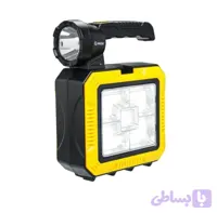 چراغ قوه و جعبه ابزار چندکاره با شارژر خورشیدی جی بی کیو (K831072) JBQ Ultra Lite Multifunctional LED Searchlight