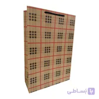 پاکت هدیه کرافت چهارچین کد 1037 بسته 2 عددی