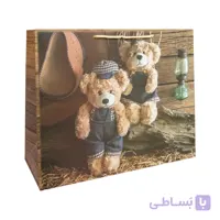 پاکت هدیه خرس کوچولوها کد 1068 بسته 2 عددی