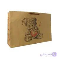 پاکت هدیه کرافت خرس دلبر کد 1116 بسته 2 عددی