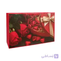 پاکت هدیه رز عشق کد 1076 بسته 2 عددی