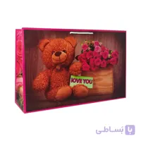 پاکت هدیه خرس عاشق کد 1085 بسته 2 عددی