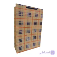 پاکت هدیه کرافت نقشینه کد 1073 بسته 2 عددی