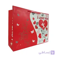 پاکت هدیه قلب سرخ کد 1019 بسته 2 عددی