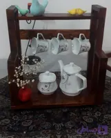 استند چوبی آشپزخانه طرح رها
