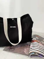 توت بگ مشکی طرح be kind |ساک پارچه ای