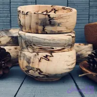 کاسه آجیل خوری چوبی کد 570