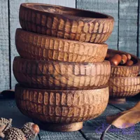 کاسه چوبی آجیل خوری کد486