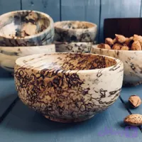 کاسه آجیل خوری چوبی کد 562