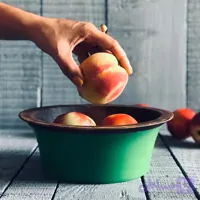 کاسه چوبی رنگی کد304